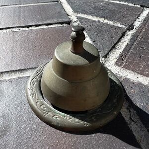 Antique Vintage Hotel Desk Bell